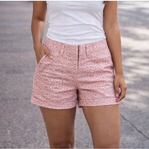 LOFT Geometric Salmon Color Women's Shorts